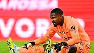 ミランに痛手…代表戦で負傷の守護神メニャンが約1カ月の離脱へ