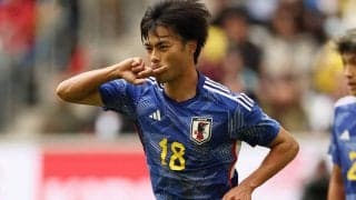 「本当にらしいゴール」日本代表MF三笘薫、お得意ドリブルからの一撃に称賛の嵐「W杯本戦でも武器に」「語彙力飛ぶ」