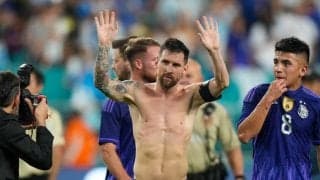 代表でも好調なメッシが充実感語る　「プレーを楽しむ気持ちが戻ってきた」