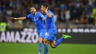 ｢マジでえぐい｣!! 未勝利のイングランド代表撃破のイタリア代表FWのゴールが｢ラブリーなタッチ｣など話題に! 背番号10が決めた衝撃の｢決勝ゴール｣