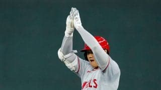 【MLB】大谷翔平、2点タイムリーと珍プレー“二塁打”で10試合連続ヒット　2年連続100打点へ残り8