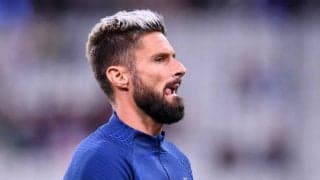 アンリの最多得点記録にあと「2」と迫るジルー、フランス代表でのプレーに喜び「完全にフィットしている」