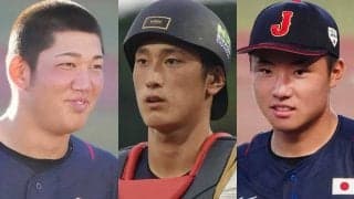 大阪桐蔭の松尾汐恩、海老根優大、川原嗣貴がプロ志望届　高校日本代表トリオ