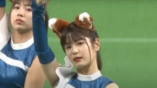 いつもと違うチアの妖艶さ…胸張って“本家アヒアヒ”　生歌唱の「特別きつね」実現