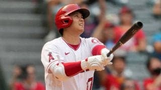 大谷翔平、35号寸前のフェン直二塁打　10日前の再現に「また数十cm足りない」と悲鳴