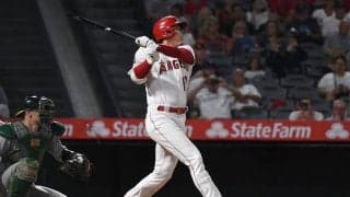 【MLB】大谷翔平、バット粉砕も2試合連続マルチ　痛烈二塁打＆左前打、自己最長12戦連続安打