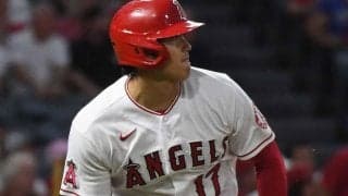 大谷翔平の二塁打で映っていた中堅手の動き　米解説者注目「入ったと思ったのでしょう」