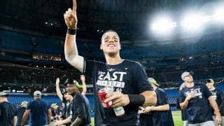 【MLB】またも61号不発のアーロン・ジャッジ　チーム地区優勝に「ワールドシリーズ制覇への第一歩」と喜びの声