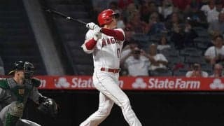 今季の大谷翔平は「満票MVPの昨季より圧倒的」　二塁打直後に地元実況席が大盛り上がり