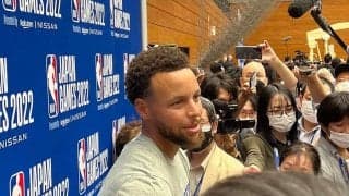 カリー「ジュウマンゴク…もう一回言って？」　日本みやげに勧められた埼玉の銘菓に関心