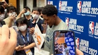 八村塁の同僚ビール、手形入りサインにドヤ顔　贈り主は「オレのトモダチ、ハクホウだ」