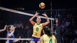 ブラジルの正セッター、カルネイロのハイライト動画公開に、「世界最高のセッターだ」とファンが称賛