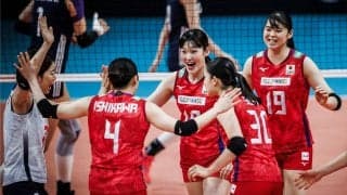 石川真佑、井上愛里沙、横田真未のコメント動画をJVAが公開、粘りを見せたが中国に敗戦