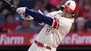 【MLB】大谷翔平、自己最長の14試合連続安打　右手一本で中前適時打、15勝目へ自ら援護