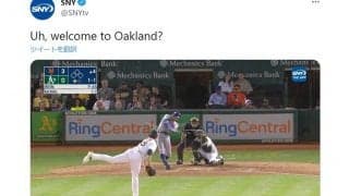 MLBの試合中に戦慄映像　ネット裏1列目で発見された不気味すぎる女性に「夜、寝れない」