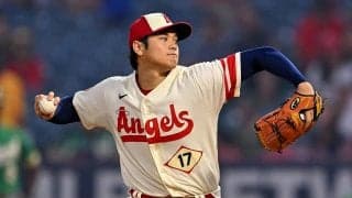 大谷翔平の奪三振にトラウトが思わず「エグイ」　中堅守備中のつぶやきをマイクが拾う