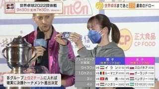 【世界卓球】ドロー決定！早田ひなが組み合わせ抽選会に参加