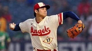 【MLB】大谷翔平、6回までノーヒット投球　8奪三振で15勝目の権利、初回適時打で自ら援護