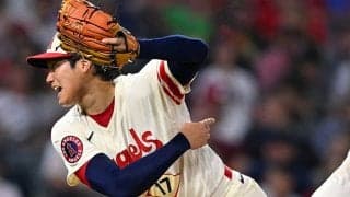 大谷翔平、ノーノー途切れた1球は「しょうがない」　同僚にドリンクかけられ手荒い祝福