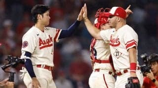 【MLB】「全ての球にダイビングするつもりだった」トラウト、大谷翔平のノーノーあと一歩を絶賛