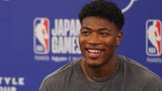 八村塁が子どもたちへメッセージ「いろいろ挑戦して、高い目標をもってやってほしい」