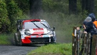 WRCニュージーランド：競技3日目を終え、トヨタのロバンペラがオジエと1-2。5番手走行の勝田はリタイア