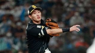 アウトになったのに「なんか源田嬉しそう」　鷹周東の“爆速の素手”が「神すぎる」