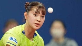 20歳長崎美柚は「強かったですね」と監督も賛辞　練習の弾道から違った圧巻デビュー【世界卓球】