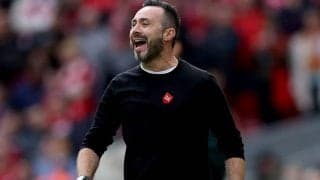 「全員が素晴らしいプレー」初陣でリバプールに追いついたデ・ゼルビ監督、三笘薫ら途中出場選手も称える「交代選手が違いを生み出した」