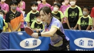 「来年の世界選手権に出場することが目標」石川佳純サンクスツアー4回目を愛媛で開催