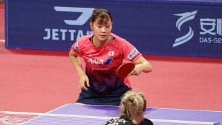 絶好調の20歳長崎美柚、またも3-0圧勝でポーランド撃破に笑顔満開「凄く幸せです！」【世界卓球】