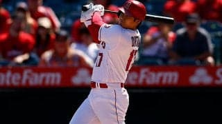 【MLB】大谷翔平、キャリア最長の17試合連続安打　初回中前打→大量6得点演出、豪快35号に期待
