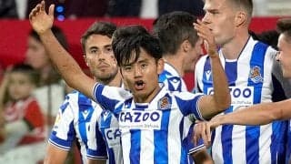 久保建英、敵地ため息のダメ押しゴールに興奮の声「蹴り速すぎん？」「コースエグい」