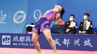 【世界卓球】第2試合 張本智和が2番でストレート勝ち！エースが嫌な流れを断ち切る