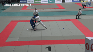全日本学生柔道体重別選手権大会 大会2日目 第1試合場【見逃し配信】