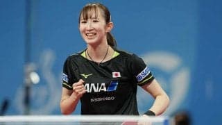 遂に出場の早田ひな、貫禄の勝利にネット反響「めちゃ大人になってる」「ひな祭開始」