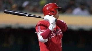 大谷翔平の弾丸189km二塁打で実況席爆笑　右中間なのに「二塁手がジャンプしてます」