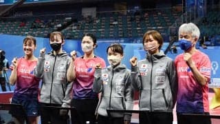 【世界卓球】新生日本女子 GL全勝で1位通過！圧倒的強さで決勝トーナメント進出