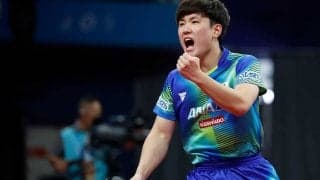 張本智和、メダル懸けた週末へ新たな難題　グループL突破も「大学の課題があと6個…」【世界卓球】