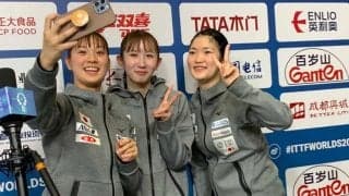 中国評も上昇する20歳長崎美柚　苦しい時、成長支えた“相方”木原美悠の「大丈夫？」【世界卓球】