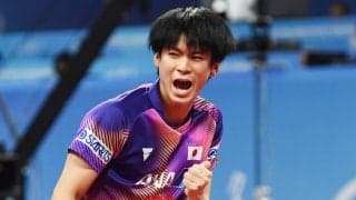 【世界卓球】第1試合 戸上隼輔が世界5位カルデラノを撃破してブラジルに先勝！