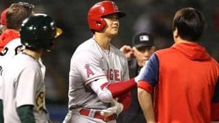 大谷翔平、メジャー史上初の「投打規定Ｗクリア」まで残り１イニング！右腕に死球受けるも「問題はなかった」と指揮官も安堵