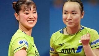 長崎美柚、日韓戦完勝の裏で“珍質問”に困惑　伊藤美誠が助け舟「自分の言葉で…」【世界卓球】