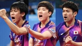 【世界卓球】決勝トーナメント1回戦で日本男子がブラジルに勝利！準々決勝進出
