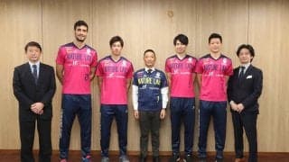 東京GB ホームタウンの渋谷区長を表敬訪問