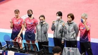 日本女子、4大会連続メダル確定！　伊藤美誠は納得の勝利に「凄い楽しかった」【世界卓球】