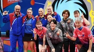 【世界卓球】4大会連続のメダル確定！日本女子、予選から無傷の6連勝で準決勝進出！