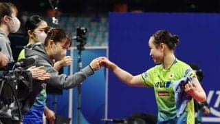 【世界卓球】早田温存の日本女子がベスト8！伊藤美誠「明日もみんなで力を合わせて勝ちにいきます」