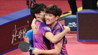 卓球男子、2大会ぶりメダル確定！　張本智和が2勝、戸上隼輔も再度エース撃破で4強入り【世界卓球】