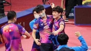 張本智和、圧巻2勝でメダル確定「このチームにできないことはない。目標は世界王者」